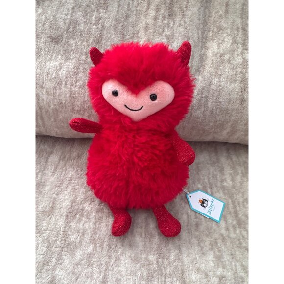 Jellycat Hugg McSnugg in Red NWT Gift - Picture 1 of 5